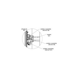 MTI Mount for large BTS Omni Antennas