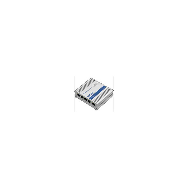RUT300 Industrial Ethernet Router with 5x Fast Ethernet ports