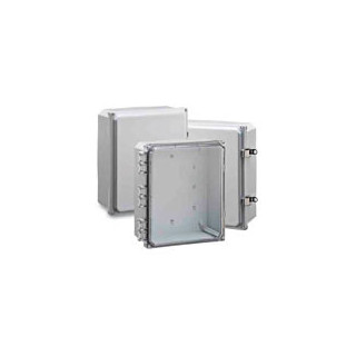 Premium Line 12"x10"x4" Nema4X Enclosure with Clear Hinge