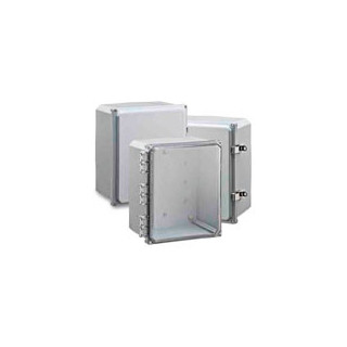 Premium Line 12"x10"x6" Nema4X Enclosure with Opaque Hinge