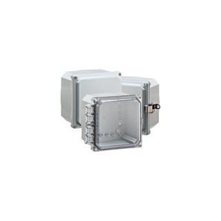 Premium Line 6"x6"x4" Nema4X Enclosure with Clear Hinge