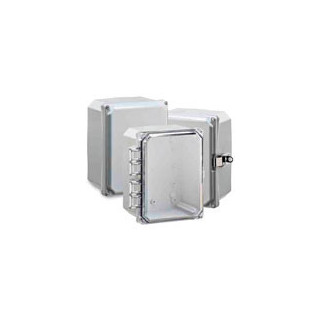 Premium Line 8"x6"x4" Nema4X/6P Enclosure with Clear Screw