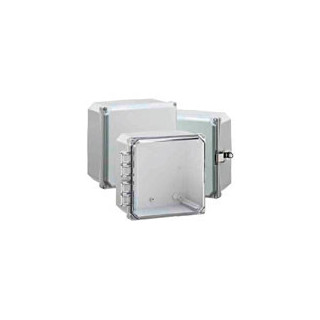 Premium Line 8"x8"x4" Nema4X/6P Enclosure with Clear Hinge