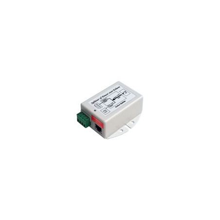 PoE Splitter, 48VDC 802.3at PoE Input