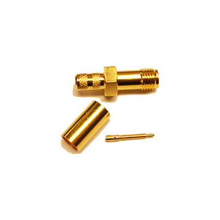 Reverse polarity SMA-Female (male pin) connector for 200