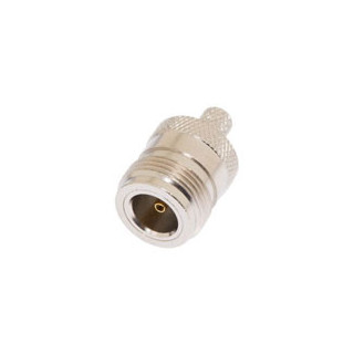N-Female connector for 240 type 1/4" coaxial cable