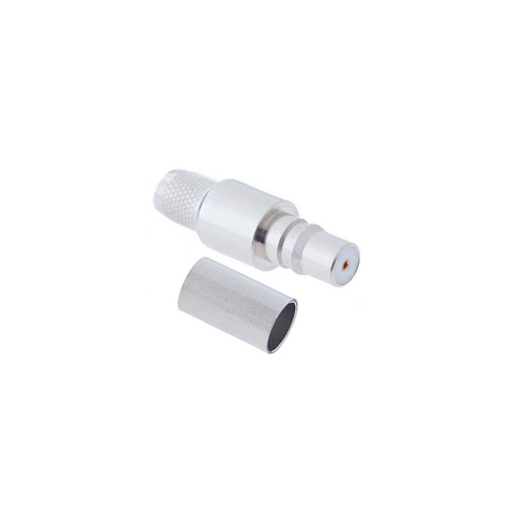 QMA-Female connector for 240 type 1/4" coaxial cable