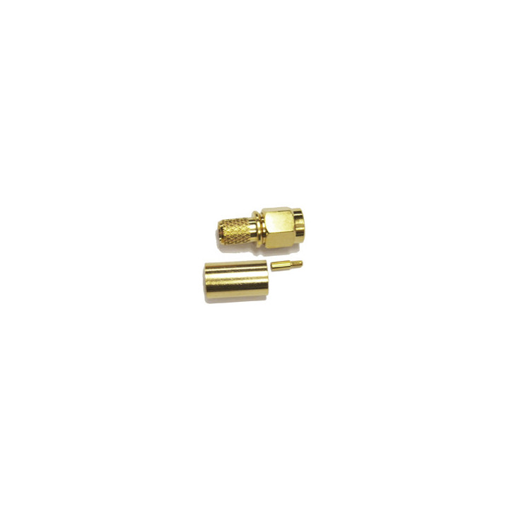 Reverse polarity SMA-Male (female pin) connector for 240