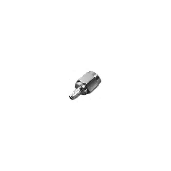 SMA-Male connector for 240 type 1/4" coaxial cable