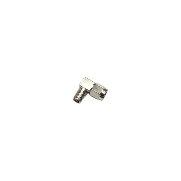 SMA-Male Right Angle connector for 240 type 1/4" coaxial