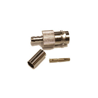 BNC-Female connector for 58/195 type 3/16" coaxial cable