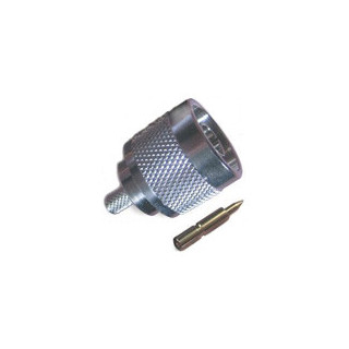 N-Male connector for 58/195 3/16" type coaxial cable