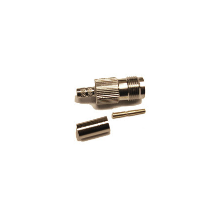 TNC-Female connector for 58/195 type 3/16" coaxial cable