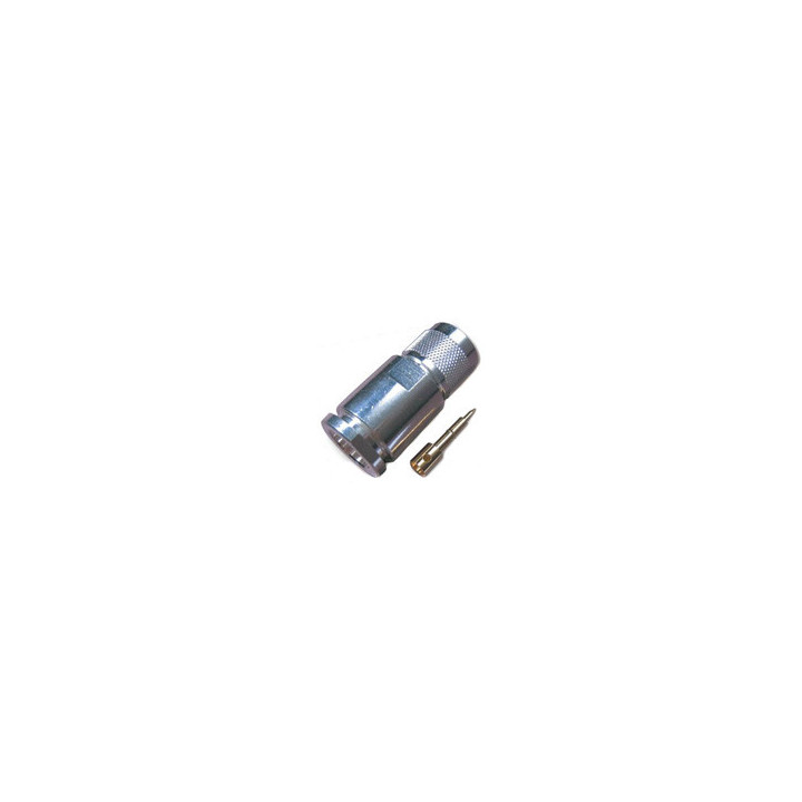 N-Male connector for 600 type 1/2" coaxial cable