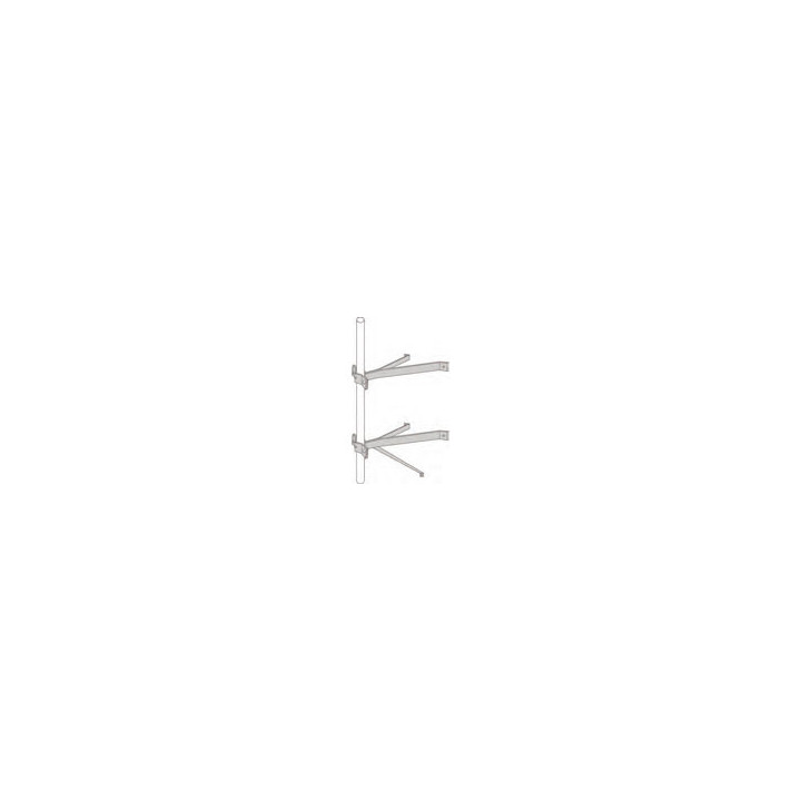 Wall Mount Double, 18" clearance