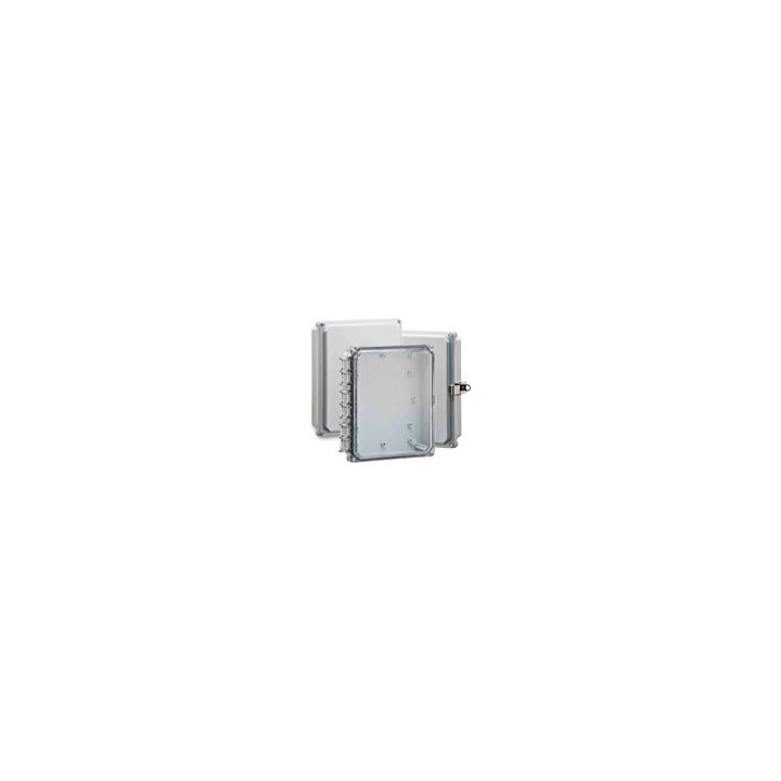 Premium Line 10"x8"x2" Nema4X/6P Enclosure with Clear Hinge